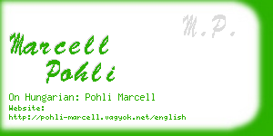 marcell pohli business card